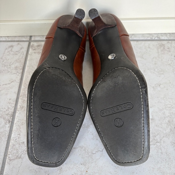 Cole Haan Brown Leather Women’s Heel Shoes - Size 8 - Picture 9 of 12